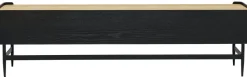 Szafka RTV Milano 200x55 Cm Ciemnobrązowa