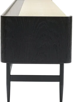 Szafka RTV Milano 200x55 Cm Ciemnobrązowa
