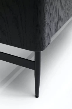 Szafka RTV Milano 200x55 Cm Ciemnobrązowa