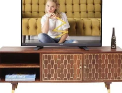 Szafka RTV Muskat 140x50cm Brązowa