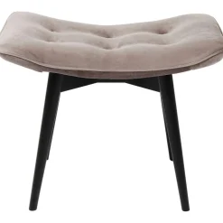 Taboret Vicky Velvet 48x37 Cm Szary