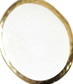 Talerz Bell ∅31 Cm Biało-złoty