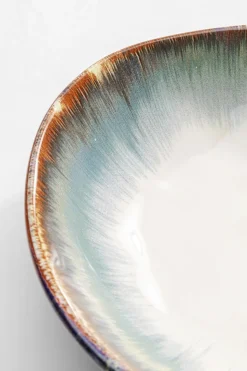 Talerz Głęboki Organic ∅20 Cm Biało-niebieski