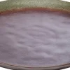 Talerz Obiadowy Fioletowo-zielony Kamionka Ø27 Cm