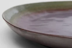 Talerz Obiadowy Fioletowo-zielony Kamionka Ø27 Cm