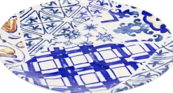 Talerz Obiadowy Fresco Ø26 Cm Biało-niebieski