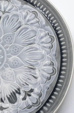 Talerz Obiadowy Sicilia Mandala Ø27 Cm Szary