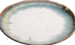 Talerz Organic ∅26 Cm Biało-niebieski