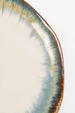 Talerz Organic ∅20 Cm Biało-niebieski