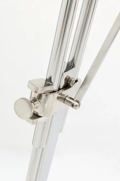 Teleskop Dekoracyjny Srebrny Stal I Aluminium 125 Cm