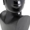 Wazon Aluminiowy Czarny Motyw Twarzy 20x27 Cm