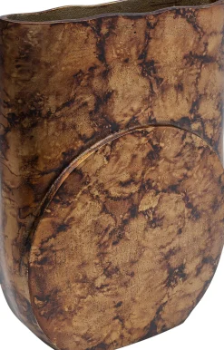 Wazon Amporo 24x31 Cm Aluminium Brązowy