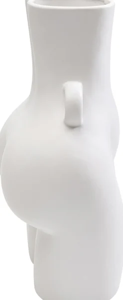 Wazon Biały Z Motywem Ludzkiego Ciała 27x40 Cm
