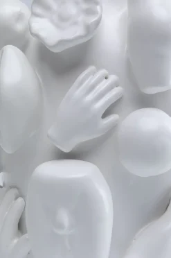 Wazon Body Parts 21x25 Cm Biały