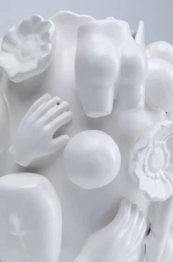 Wazon Body Parts 21x25 Cm Biały