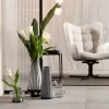 Wazon Brillar Cylinder Ø22x44 Cm Czarno-biały