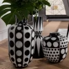 Wazon Brillar Round Ø26x31 Cm Czarno-biały