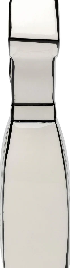 Wazon Ceramiczny Biały Sukienka 18x31 Cm