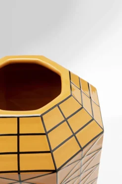 Wazon Ceramiczny Nowoczesny Pomarańczowo-różowy 15x28 Cm