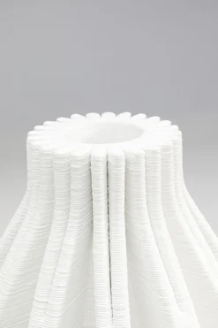 Wazon Ceramiczny Skandynawski Biały Ø20x37 Cm