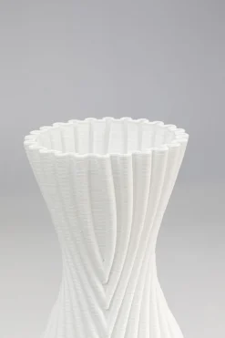 Wazon Ceramiczny Skandynawski Biały Ø18x50 Cm