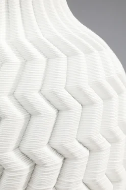 Wazon Ceramiczny Skandynawski Biały Ø22x35 Cm
