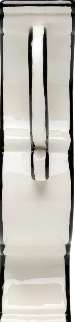 Wazon Ceramiczny Z Uchwytami Biały 23x24 Cm