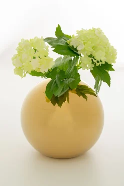 Wazon Ceramiczny Złoty Ø15 Cm
