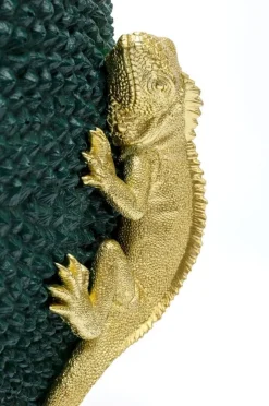 Wazon Chameleon Jack Fruit Ø39x39 Cm Zielono-złoty