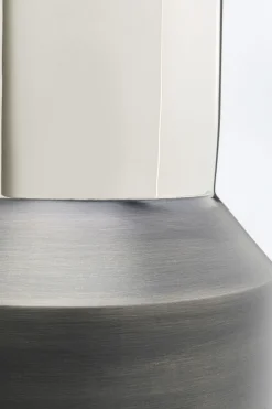 Wazon Czarno-srebrny Aluminium Ø20x51 Cm