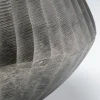 Wazon Dekoracyjny Aluminiowy Srebrny Antyczny Ø37x30 Cm