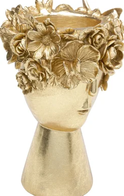 Wazon Dekoracyjny Flowercrown 20x31 Cm Złoty