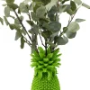 Wazon Dekoracyjny Zielony Ananas Ø15x30 Cm