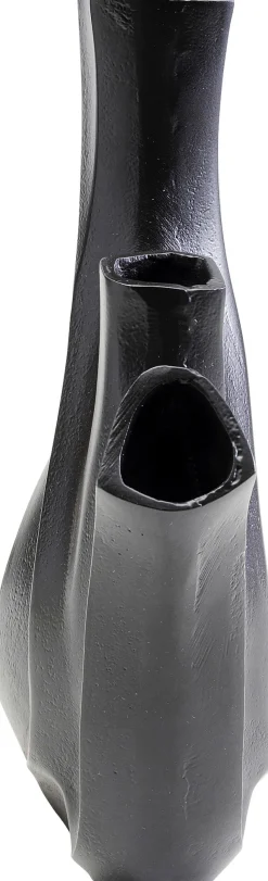 Wazon Do Salonu Czarny Z Aluminium 26x29 Cm