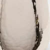 Wazon Do Salonu Szklany Srebrny Duży Ø25x46 Cm