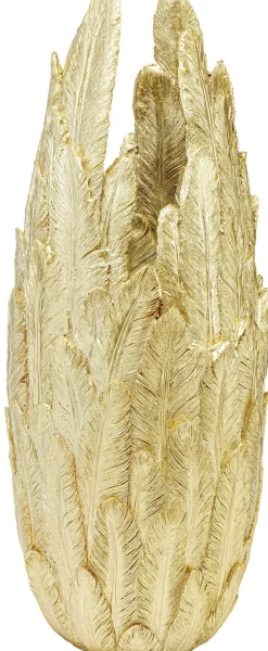 Wazon Feathers Ø34x80 Cm Złoty