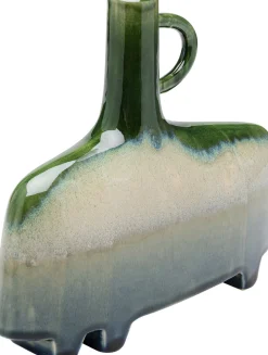 Wazon Kamionkowy Z Uchwytem 3-kolorowy 27x24 Cm