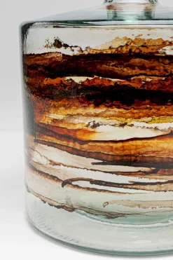 Wazon Kolorowy Szkło Z Recyklingu Ø21x24 Cm Burza Piaskowa