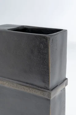 Wazon Paro 17x26 Cm Aluminium Ciemnobrązowy