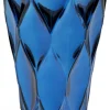 Wazon Rhomb 15x30 Cm Niebieski