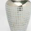 Wazon Square ∅23x41 Cm Niebieski
