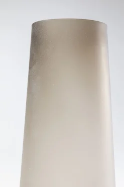 Wazon Szklany Brązowy Matowy Ø14x40 Cm