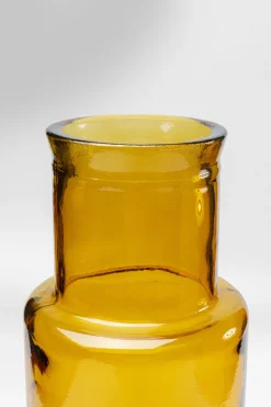 Wazon Szklany W Kolorze Bursztynowym Ø15x55 Cm