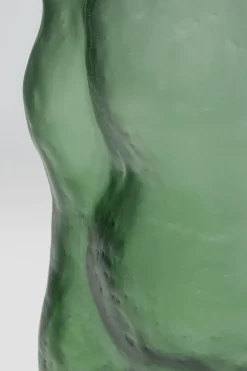 Wazon Szklany Zielony Do Salonu 36 Cm