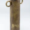 Wazon Var Ø11x31 Cm Aluminium - Złoty Antyczny