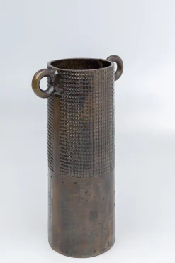 Wazon Var 23x39 Cm Aluminium Brązowy