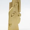 Wazon Z Aluminium W Kolorze Złotym Motyw Twarzy 20x36 Cm