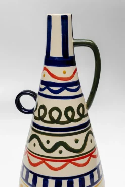 Wazon Z Ceramiki Boho Kolorowe Wzory Ø17x48 Cm