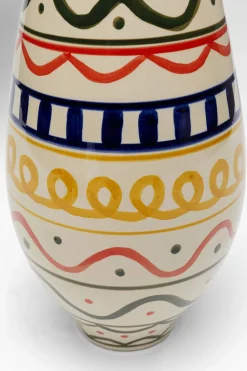 Wazon Z Ceramiki Boho Kolorowe Wzory Ø17x48 Cm