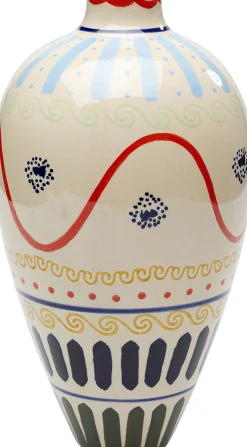 Wazon Z Ceramiki Boho Kolorowe Wzory Ø20x37 Cm